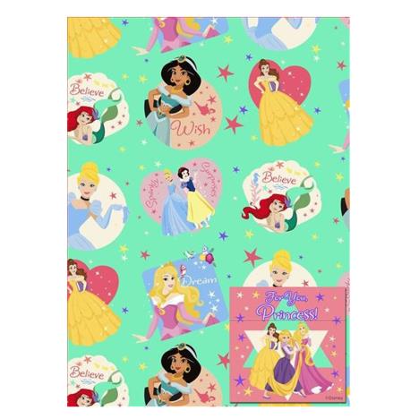 Disney Princess Gift Wrap & Tags Set  £1.60