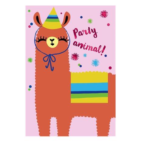 Party Animal Llama Birthday Card  £0.50