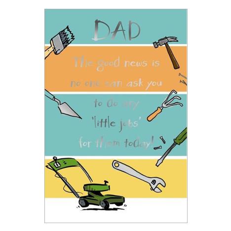 Dad Little Jobs Birthday Card  £1.00