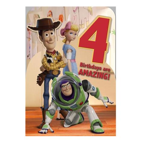 4th Birthday Disney Toy Story Birthday Card  £2.50