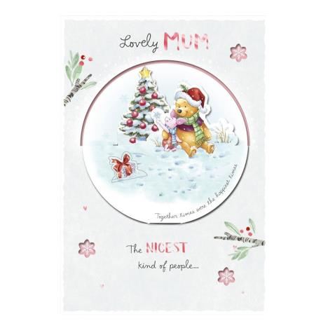 Lovely Mum Winnie The Pooh Christmas Card  £2.99