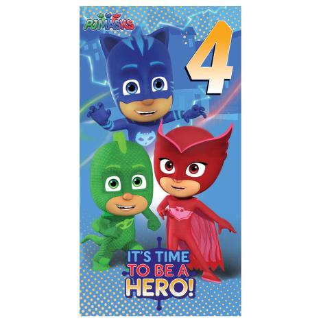 4th Birthday PJ Masks Birthday Card  £1.99