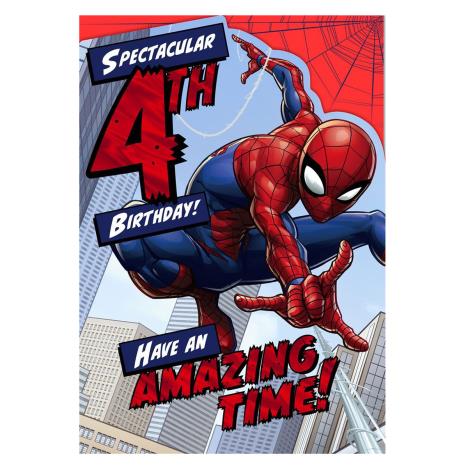 Spiderman Spectacular 4th Birthday Card  £2.65