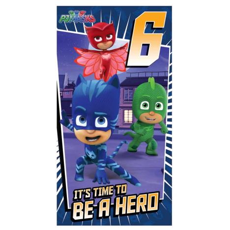 6th Birthday PJ Masks Birthday Card  £1.99