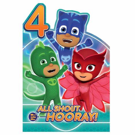 4th Birthday PJ Masks Birthday Card  £1.89