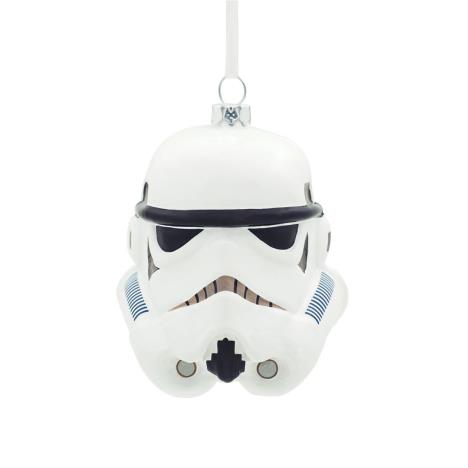 Star Wars Stormtrooper Helmet Blown Glass Hanging Ornament   £14.99