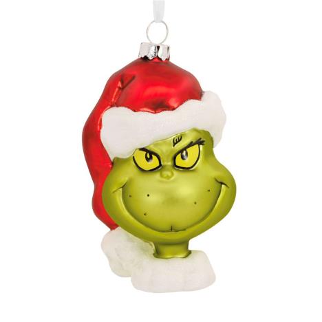 The Grinch Blown Glass Hanging Ornament   £14.99