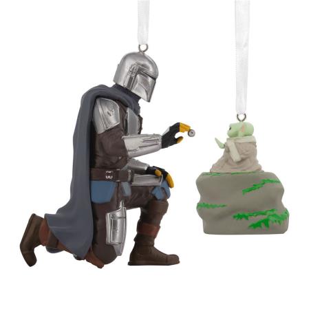 Star Wars The Mandalorian Hanging Resin Figures Set   £19.99