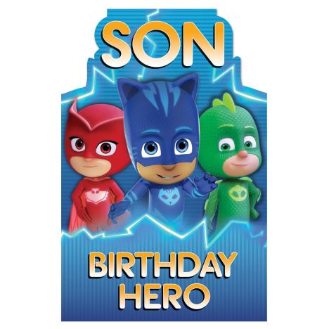 PJ Masks Son Shaped Birthday Card  £0.99