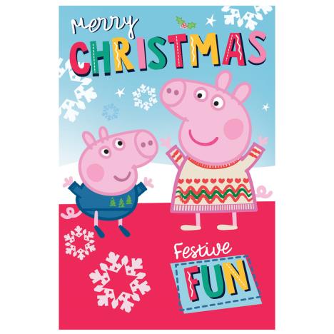 Merry Christmas Peppa Pig Christmas Card  £2.19