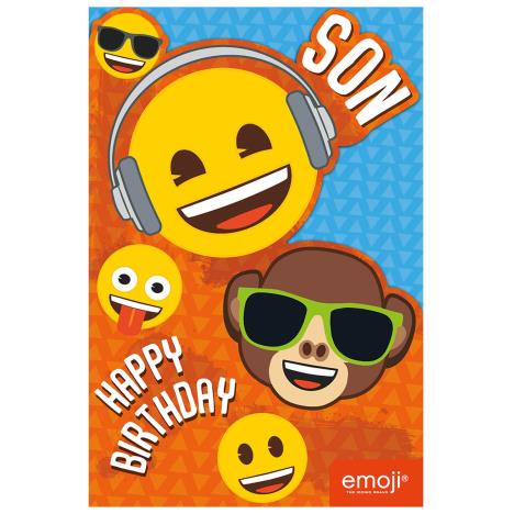 Emoji Faces Son Birthday Card  £2.79