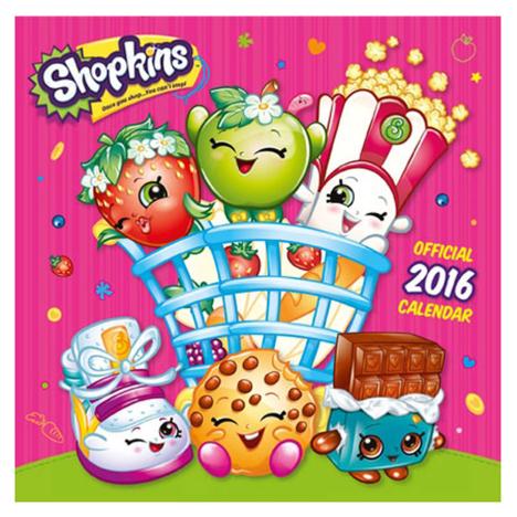 Shopkins 2016 Square Calendar  £8.99