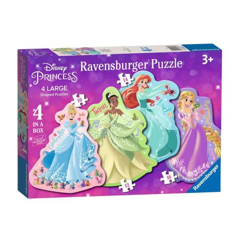 Disney Princess 4 In a Box Large Shaped Puzzles  £11.99