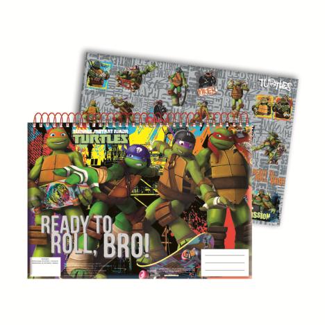 A4 Teenage Mutant Ninja Turtle Sketch Book With Stickers  £1.99