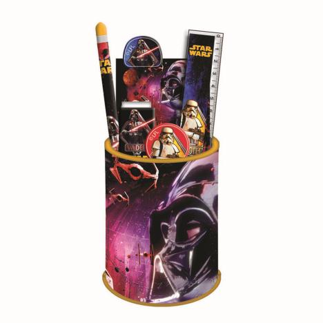 Star Wars 7 Piece Stationery Set in Pencil Pot  £2.99