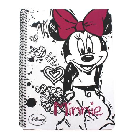 A4 Minnie Mouse Soft Cover Spiral Notebook  £2.99