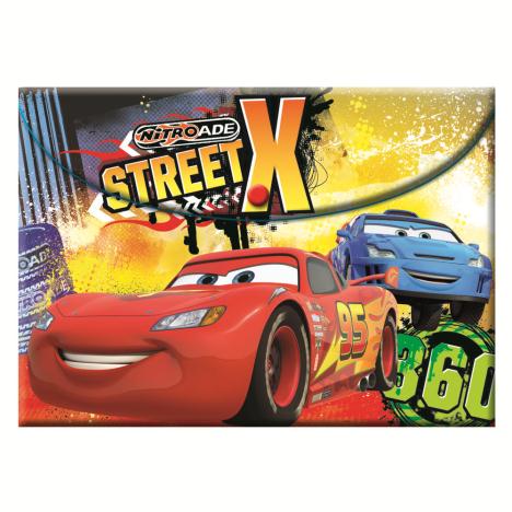 A4 Disney Cars Street X Plastic Folder with Button  £0.99