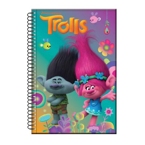 Trolls B5 Soft Cover Spiral Notebook  50 sheets   £1.49