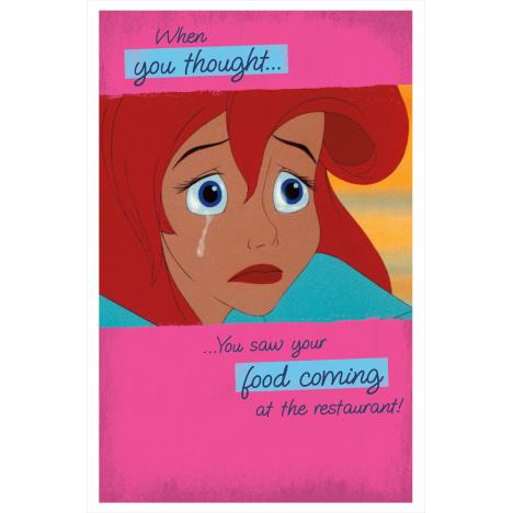 Ariel Disney Princess Birthday Card  £1.69