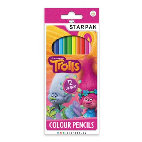Trolls Colouring Pencils Set of 12  £2.39