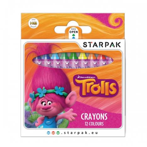 Trolls Crayons Set of 12  £1.29
