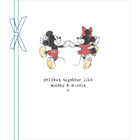 Perfect Together Mickey & Minnie Anniversary Wedding Card  £2.99