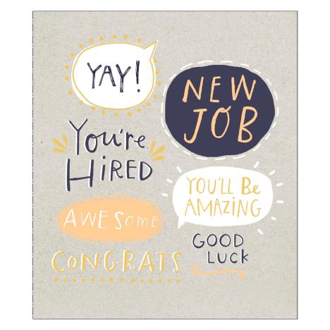 New Job Congratulations Card   £2.50