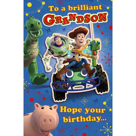 Brilliant Grandson Disney Toy Story Pop Up Birthday Card  £4.55