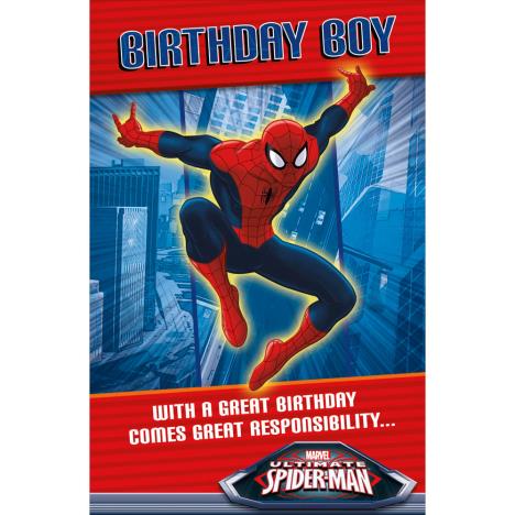 Birthday Boy Spiderman Birthday Card  £1.89