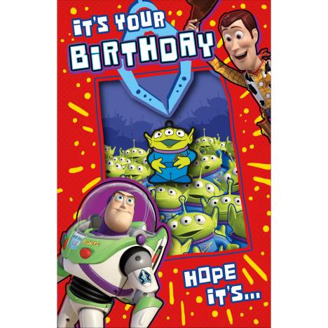 Disney Toy Story Birthday Card and Key Ring (464622-0-1) - Character Brands