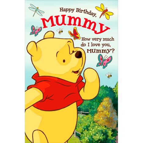 Mummy Winnie the Pooh Pop Up Birthday Card  £3.45