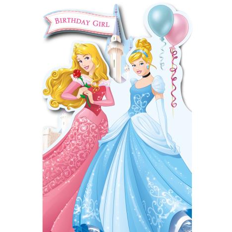 Birthday Girl Disney Princess Birthday Card  £4.55