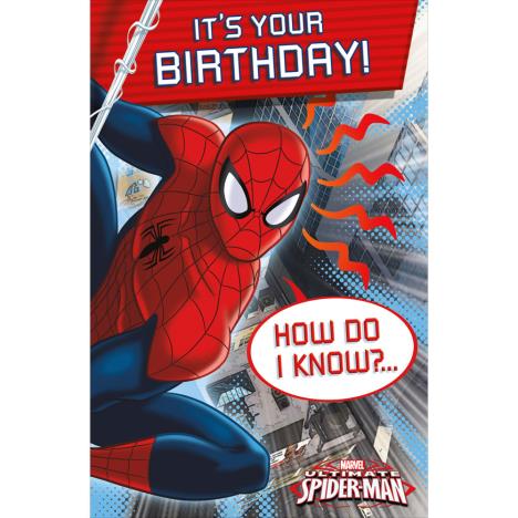 Its Your Birthday Spiderman Birthday Card  £3.99