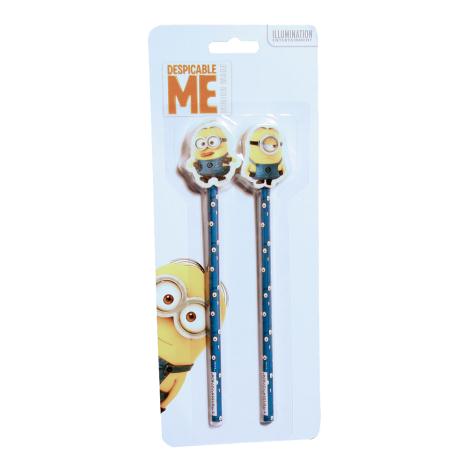 Minions Pencil & Topper Set (Pack of 2)   £1.99