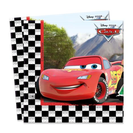 Disney Cars Chequered Flag Paper Napkins (Pack of 20) (46936 ...