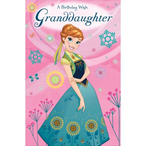 Granddaughter Anna Disney Frozen Birthday Card  £2.49