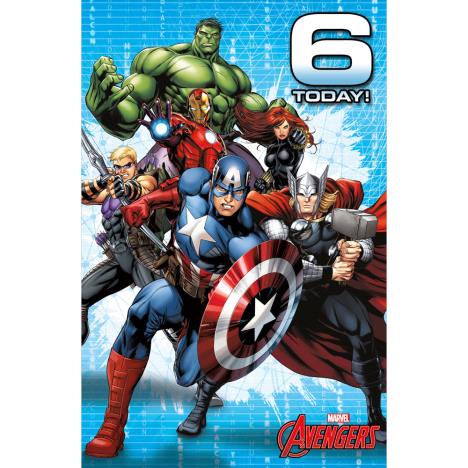 6 Today Marvel Avengers Birthday Card  £2.49