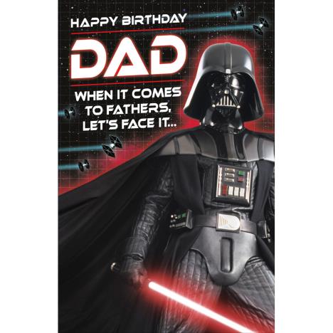 Dad Darth Vader Star Wars Birthday Card  £2.49