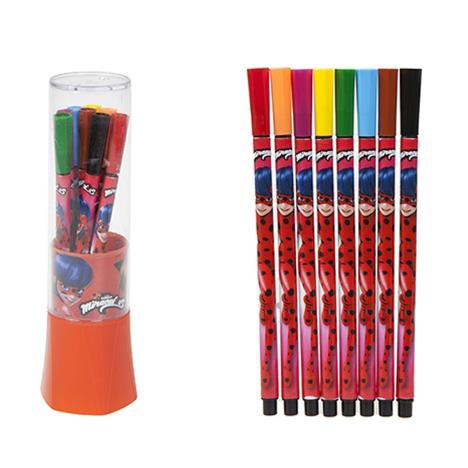 Miraculous Ladybug 8 Colouring Pens In Tube  £2.49