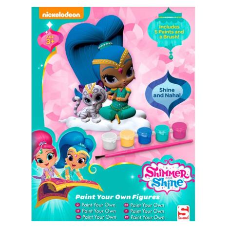 Shimmer & Shine Paint Your Own Shine & Nahal Figure (5055114372920 ...