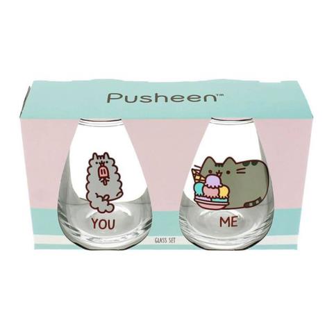 Pusheen Set of 2 500ml Glasses  £9.49