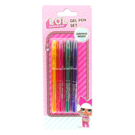 LOL Surprise 4 Pack of Gel Pens  £4.49