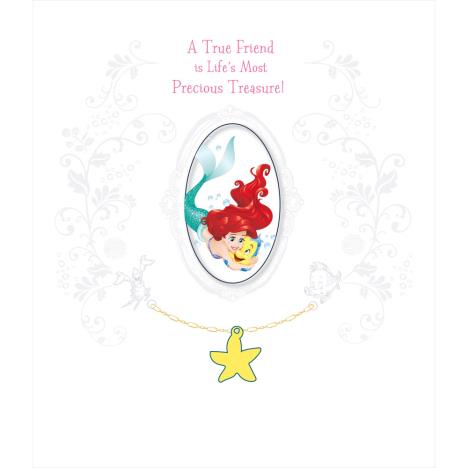 Ariel Disney Princess Birthday Card With Magical Charm  £2.99