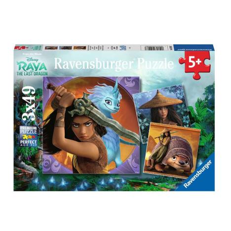 Raya & the Last Dragon 3x 49pc Jigsaw Puzzles  £5.99