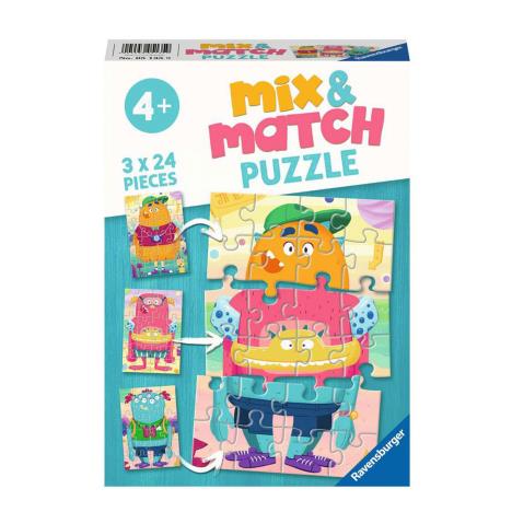 Monsters Mix & Match 3 x 24pc Jigsaw Puzzles  £7.99