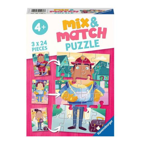 Professions Mix & Match 3 x 24pc Jigsaw Puzzles  £7.99