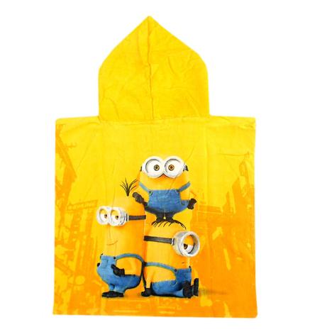 Minions Kids Hooded Towel Poncho  £8.99