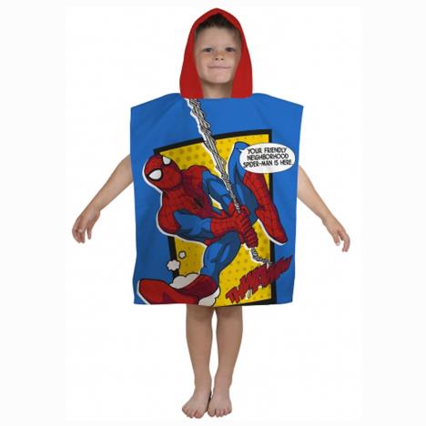 Marvel Spider-Man Webhead Hooded Towel Poncho  £7.49