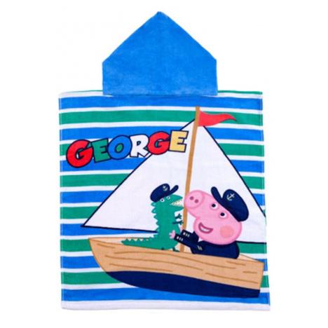 Peppa Pig George Roar Hooded Towel Poncho  £10.99