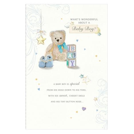 Birth of Baby Boy New Baby Card   £3.75